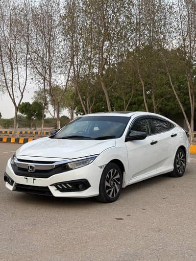 Honda Civic VTi Oriel Prosmatec 2017 Dashing White Color