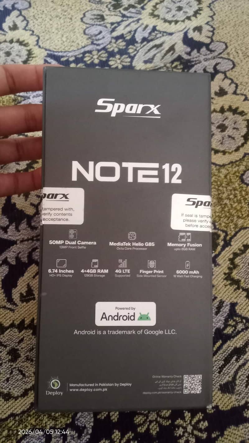 Sparx Note 12 2