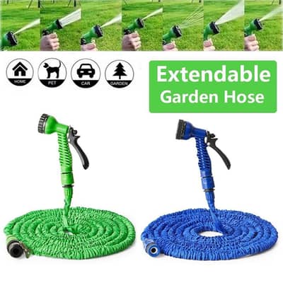 Expandable Flexible 50 feet pipe Water Hose Pipe With Spray gun