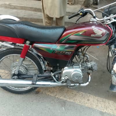 Honda CD 70 2022 Excellent Condition Genuine Bike for Sale