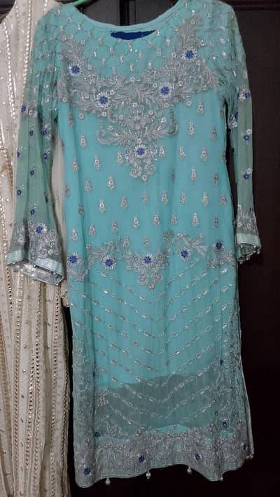 3 piece embroidered suit