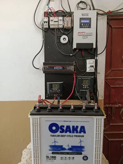 Complete AC/DC Solar System | 1.5KW Inverter | 100A MPPT
