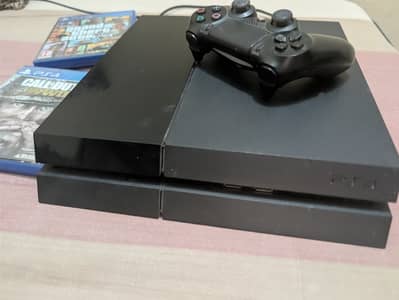 PS4 Fat 500GB + Original Controller + GTA V + COD WW2 | Excellent Cond