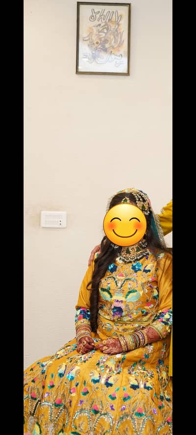 Bride mehndi outfit