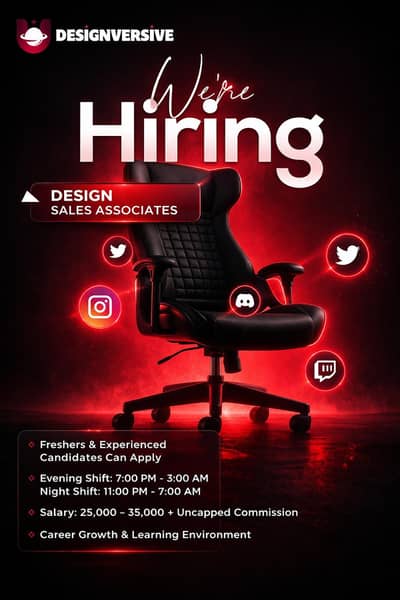 We are Hiring Sales Excutive