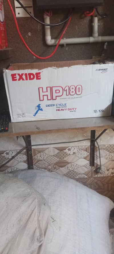 Exide HP 180 deep cycle long backup heavy duty long life 12 volt 120AH