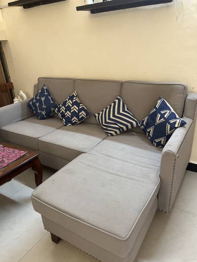 L shape sofa