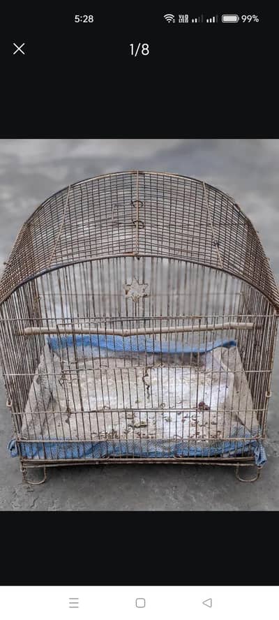 two cage and Ring Nick wood box