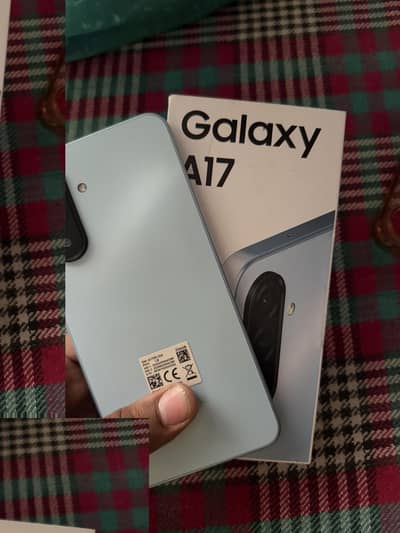 samsung A17 official PTA APPROVED 8 GB 256 GB 6 month warranty hy