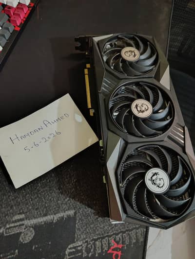 Msi gaming x trio rtx 3060ti 10/10 brand new condition