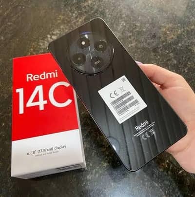 Xiaomi Redmi 14C sale 6+128 mobile with box only
