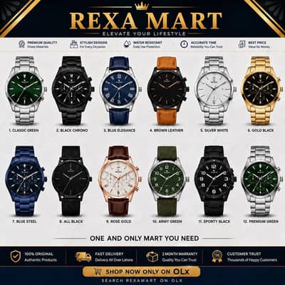Rexsa Mart Watches Collection | Quality & Affordable