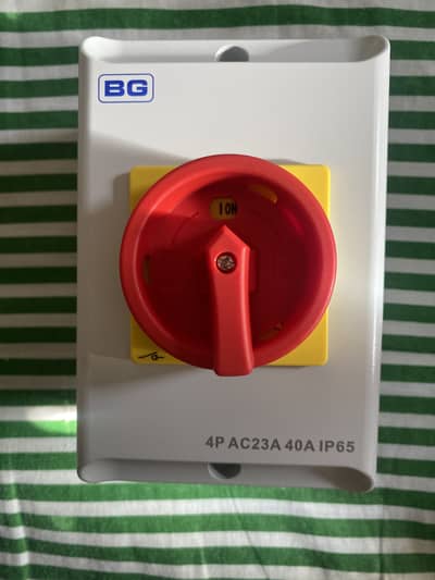 BritishGeneral rotary isolator switch