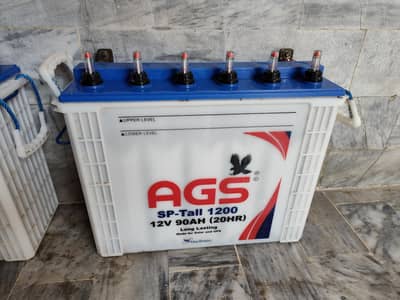 Ags 12v battery pair 6 month use only 03142229545 Whatsapp