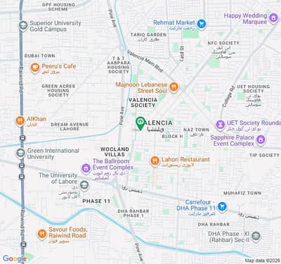 **20 Marla Plot for Sale Valencia Society, G Block**