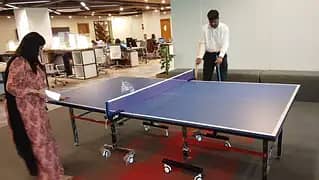only one table tennis makers in Karachi. wheels ,