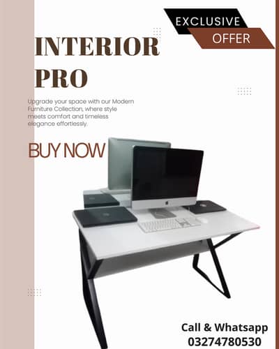 K shape table- Laptop table - office table - work station- study table