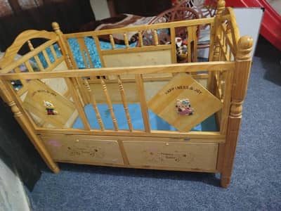 wooden baby coat and swing