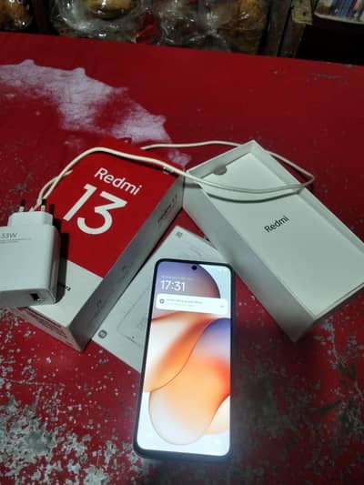 Xiaomi Redmi 13 with Box Chrger