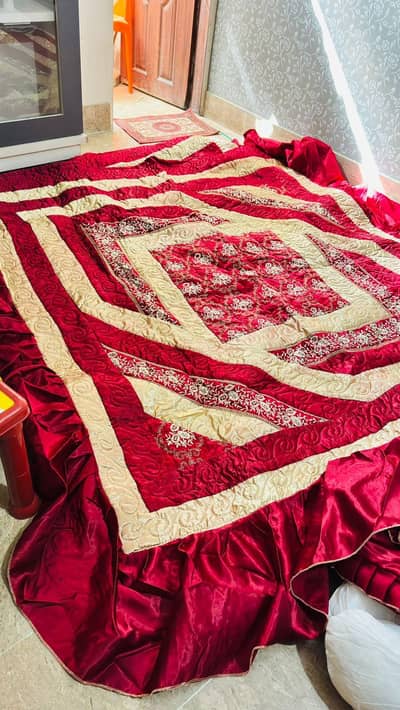 bridal bedsheet