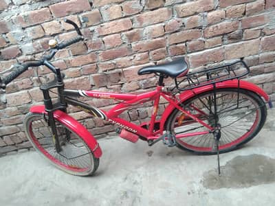 Typhoon  classic super sports 26"MTB-suspension, carrier, single speed