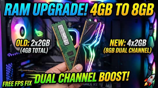 DDR4 Server RAM 8GB & 4GB (2666V) - High Performance Workstation Memo