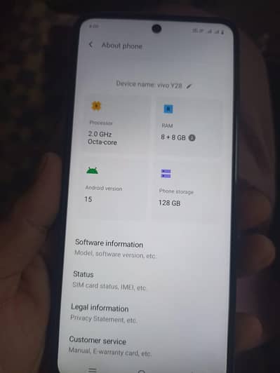 vivo y 28