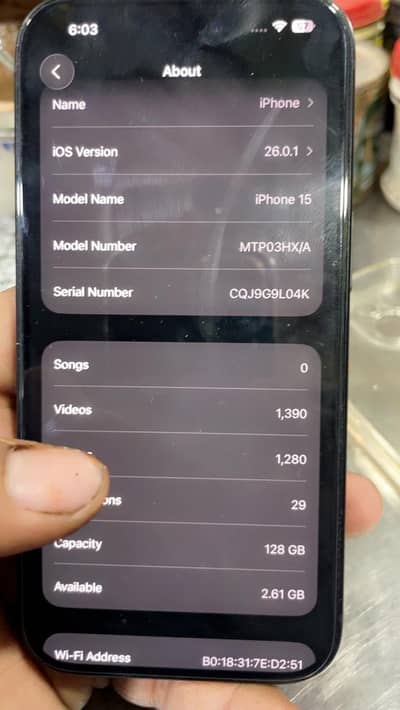 Apple iPhone 15