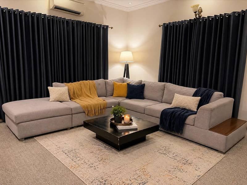 L shape sofa 0