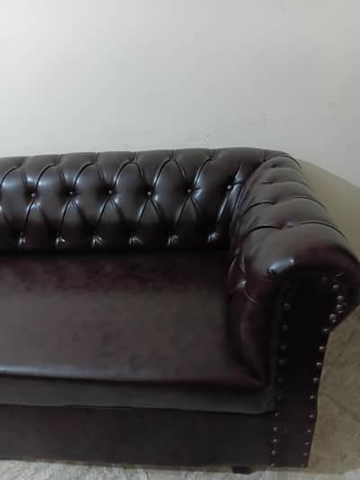 7 seater and 5 searer leather sofa
