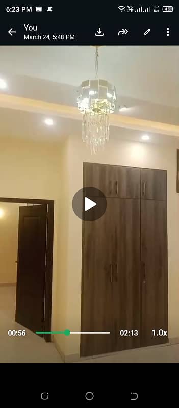 100 yards Bunglow 2 Bed Lounge only besment rent 75 hazar Gais not available selandar use 3.4 month. Watar tankar equall devaid. Sub meetar available. 3 month secorty deposit 1 month advance rent 1 month commission. 0322.5996882