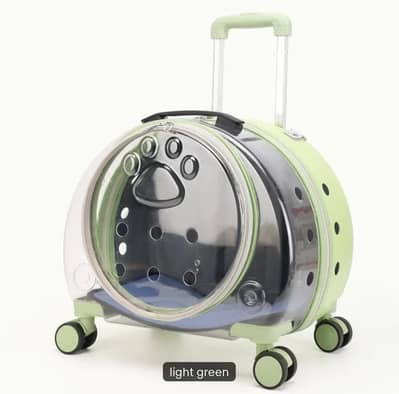 pet travelling trolly backpack 2 in one