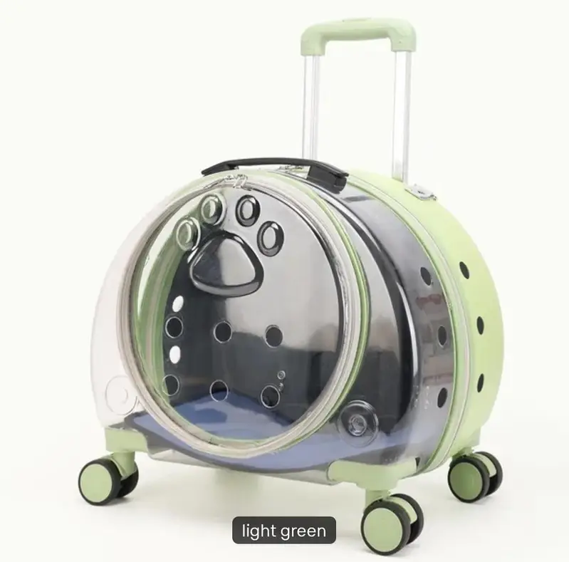 pet travelling trolly backpack 2 in one
