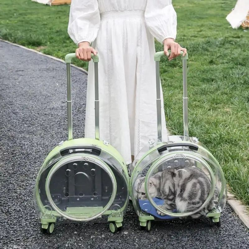 pet travelling trolly backpack 2 in one — photo 3