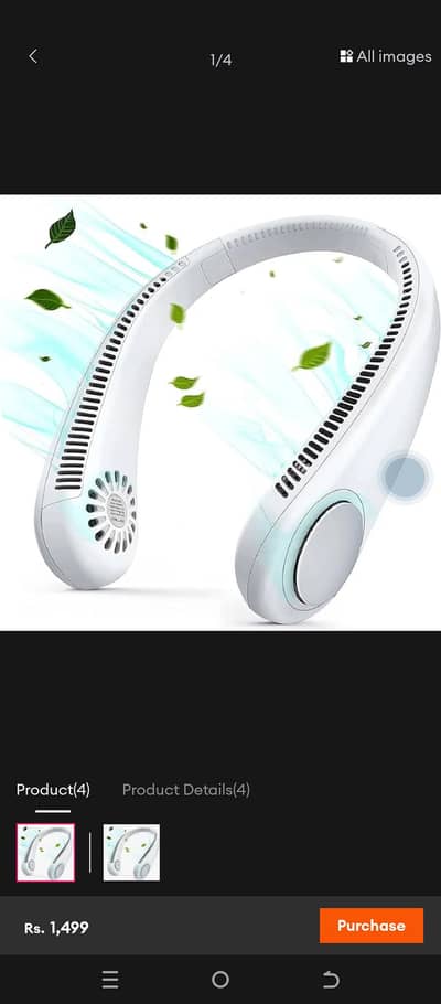 portable neck fan