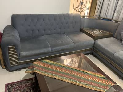L shaped sofa set