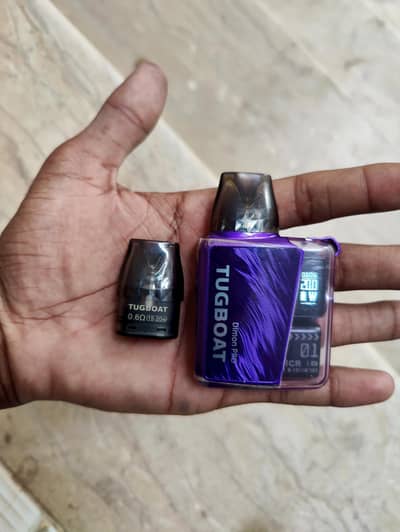 TUGBOAT POD 30 WATT DIVICE 2 COIL 1 NEW HAI pasie Kam Hojyen ge