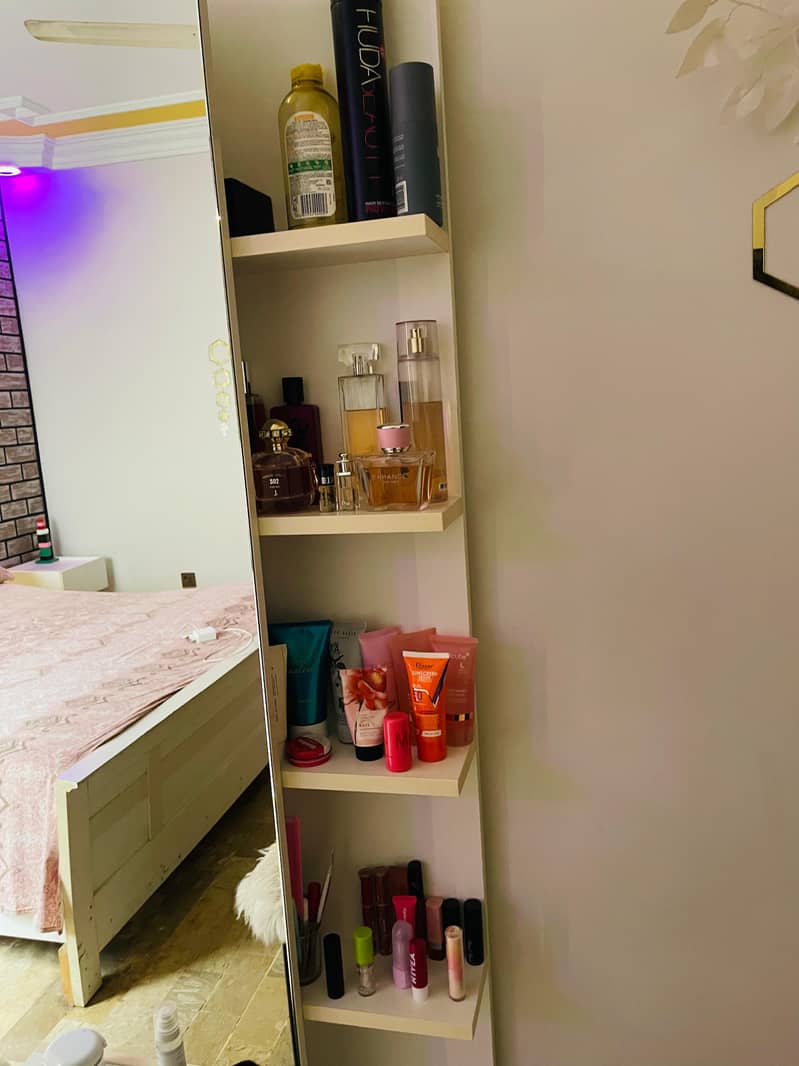Ikea bed set with dressing table. 5