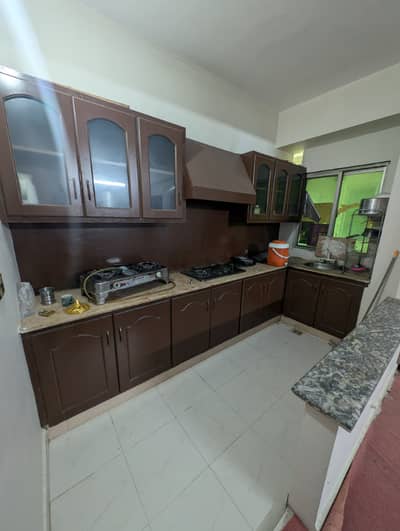 2 Bed flat main Markaz d-17 , lounge kitchen , rental value 25 k