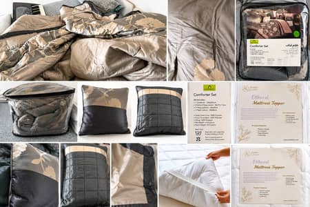 Dubai Imported Home Centre King Size Comforter Set + Cushions |