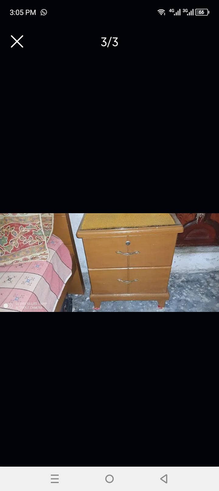 bed with side table 1