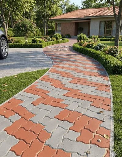 Tuff Tiles / Paver / Kerb stone / block / Tile / 50mm / envicrete