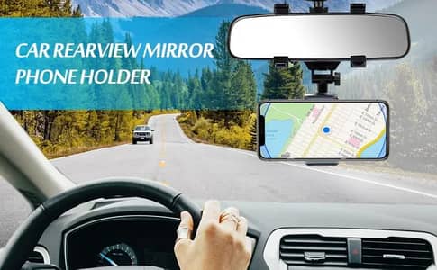 Car Mirror Mobile Holder| 1 second men Fit |3 Days checking warranty