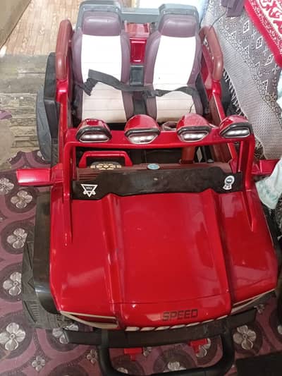 Rechargeable Kids Ride-On Jeep Car | 2 Batteries Included | 85% Like N