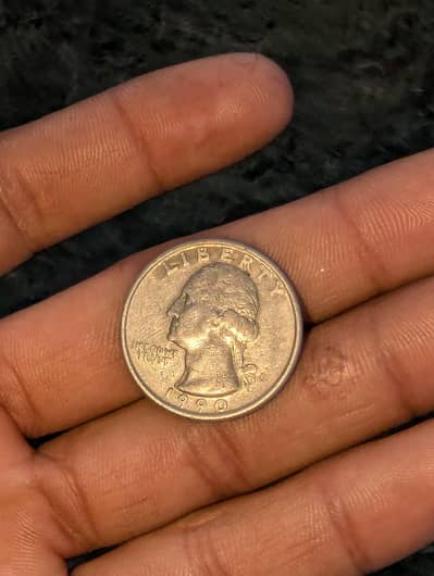 Liberty copper coin 1990