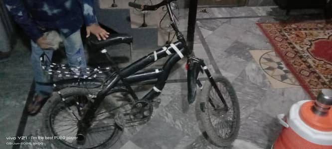 black colour bycicle