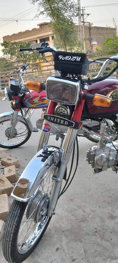 united 70 full new bike