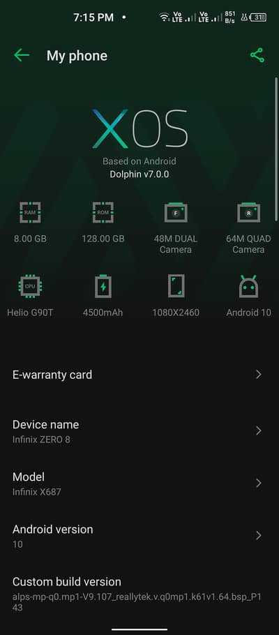 Infinix Zero 8