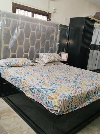 Complete bedroom set furniture (bedroom set , dressing table , wardrob