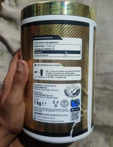iPhone 17 Kevin Levrone Gold Creatine 500 gram Available Unflavor